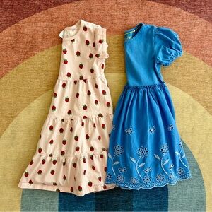 Hanna Andersson & Mini Boden Dresses - size 6/7